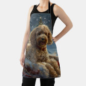 Poodle Dog Weihnachtsfest Schürze (InSitu)