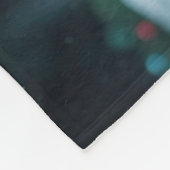 Poodle Dogs Christmas Snow Holiday Fleecedecke (Ecke)