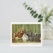Poodle Dogs Postcard Postkarte (Stehend Vorderseite)