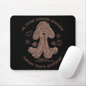 Poodle Doodle Mousepad (Mit Mouse)