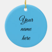 Poodle doodles Ornament (Hinten)