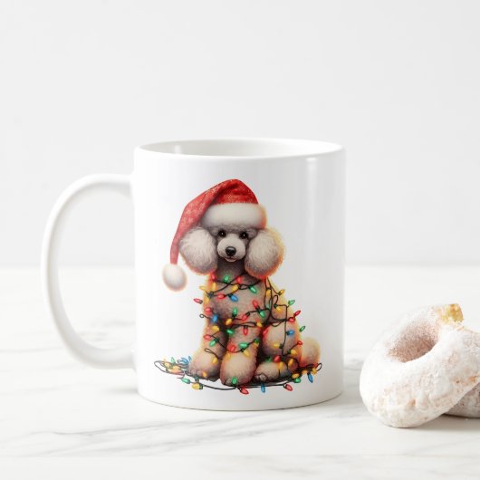 Poodle Doppy Puppy Kaffeetasse (Mit Donut)