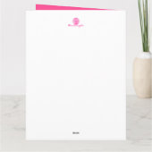 Poodle - Du bist so fabelhaftes Baby - Karte (Rückseite)