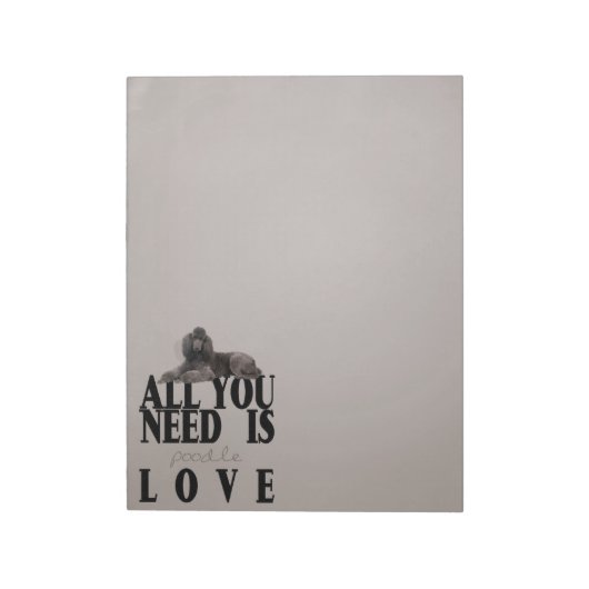 Poodle Editor Notizblock (Rotiert)