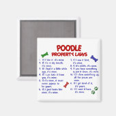 POODLE-Eigenschaftengesetze 2 Magnet (Vorderseite/Rückseite)