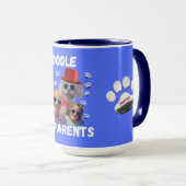 Poodle Eltern Kaffeepause Tasse (VorderseiteRechts)