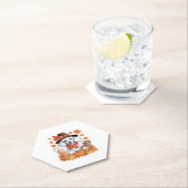 Poodle Erntedank Drinks Kaffee Herbstlaub Pump Untersetzer (Vor Ort)