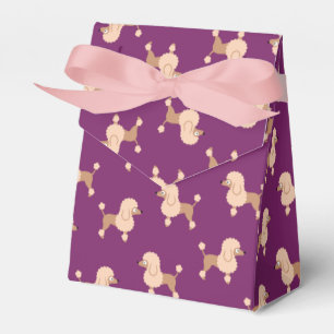 Poodle Favor Box Geschenkschachtel
