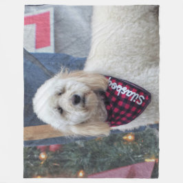 Poodle Fleecedecke