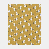 Poodle Fleecedecke (Vorderseite)