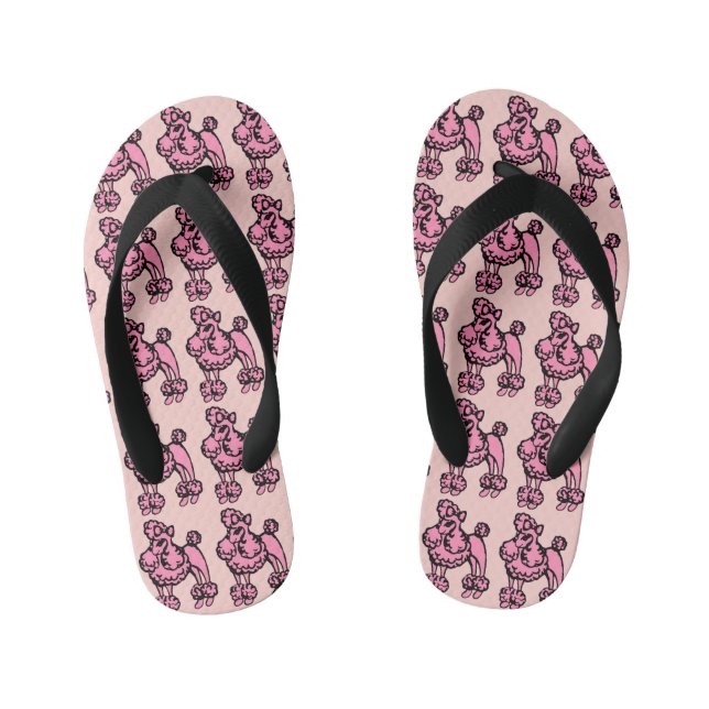 Poodle Flip Flops Kinderbadesandalen (Fußbett)
