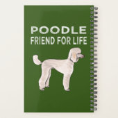 Poodle Friend for Life Dog Friendship Planer (Rückseite)