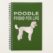 Poodle Friend for Life Dog Friendship Planer (Vorderseite)