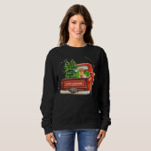 Poodle Frohe Weihnachten Sweatshirt (Vorne ganz)