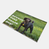 Poodle Fußmatte (Schrägansicht)