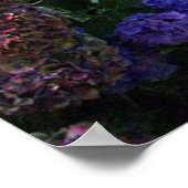 Poodle Garden Print Poster (Ecke)