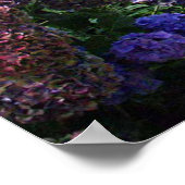Poodle Garden Print Poster (Ecke)
