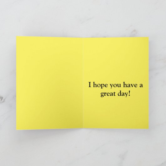 Poodle Geburtstag Karte (Innenseite)