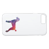 Poodle Geo Silhouette Lila Case-Mate iPhone Hülle (Rückseite (Horizontal))