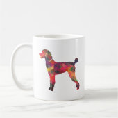 Poodle Geo Silhouette Multi Kaffeetasse (Links)