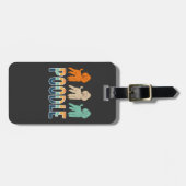 Poodle Gepäckanhänger (Vorderseite horizontal)