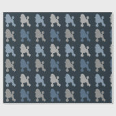 Poodle Geschenkpapier (Flach)