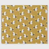 Poodle Geschenkpapier (Flach)