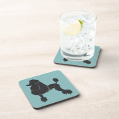 Poodle Getränkeuntersetzer (Rechte Seite)