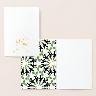 Poodle Gold Folienkarte