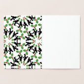 Poodle Gold Folienkarte (Innenseite)