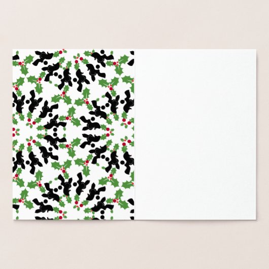 Poodle Gold Folienkarte (Innenseite)