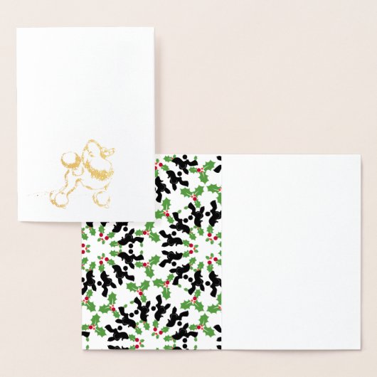 Poodle Gold Folienkarte (Anzeige)