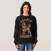 Poodle Grandma Funny Poodle Eigentümer Sweatshirt (Vorne ganz)