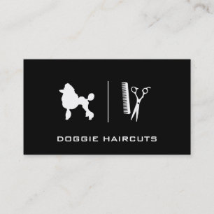 Poodle Grooming Visitenkarte