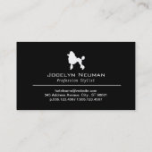 Poodle | Grooming Visitenkarte (Rückseite)