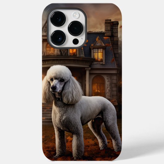 Poodle Halloween Beängstigend Case-Mate iPhone Hülle (Rückseite)