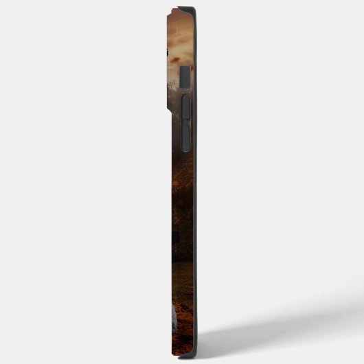 Poodle Halloween Beängstigend Case-Mate iPhone Hülle (Rückseite / Links)