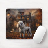 Poodle Halloween Beängstigend Mousepad (Mit Mouse)