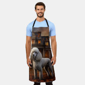 Poodle Halloween Beängstigend Schürze (Getragen)