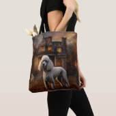 Poodle Halloween Beängstigend Tasche (Von Nahem)
