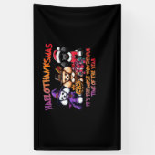 Poodle Halloween Erntedank Weihnachtsklassiker T- Banner (Vertikal)