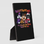 Poodle Halloween Erntedank Weihnachtsklassiker T- Fotoplatte (Seite)