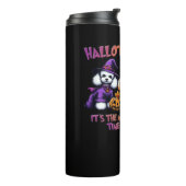 Poodle Halloween Erntedank Weihnachtsklassiker T- Thermosbecher (Nach links gedreht)