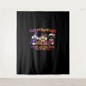 Poodle Halloween Erntedank Weihnachtsklassiker T- Wandteppich (Vorderseite)