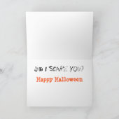 Poodle Halloween Grußkarte Karte (Innenseite)