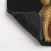 Poodle Halloween Pumpkin Hexenhutenhalde Kunstfami Mousepad (Ecke)