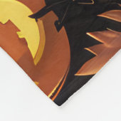 Poodle Halloween Spooky Fleecedecke (Ecke)