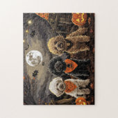 Poodle Halloween Spooky Puzzle (Vertikal)