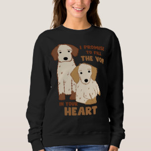 Poodle Haustier Hund Rasse Brown Promise Fill Void Sweatshirt
