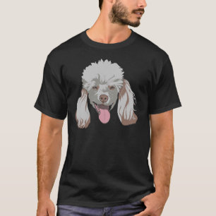 Poodle Head Animal Lover Keeper Haustier Besitzer  T-Shirt